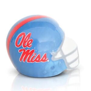 Nora Fleming Football Helmet Mini A326 Ole Miss